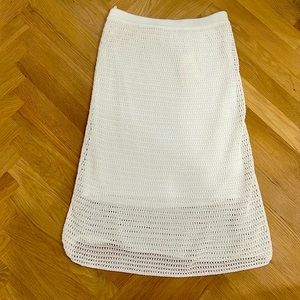 Vince crochet midi skirt size small